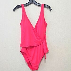 Tommy Bahama Obe Piece, Coral Swimsuit 12